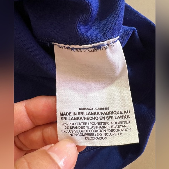 Nike Jacket Unisex Medium Blue Therma Flex Dri Fit Tracksuit Track Top Running - Picture 15 of 15